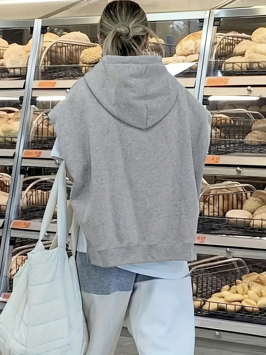 Zhou Meiling Directional Elegant Sweatshirt bk04530 - Slate Grey