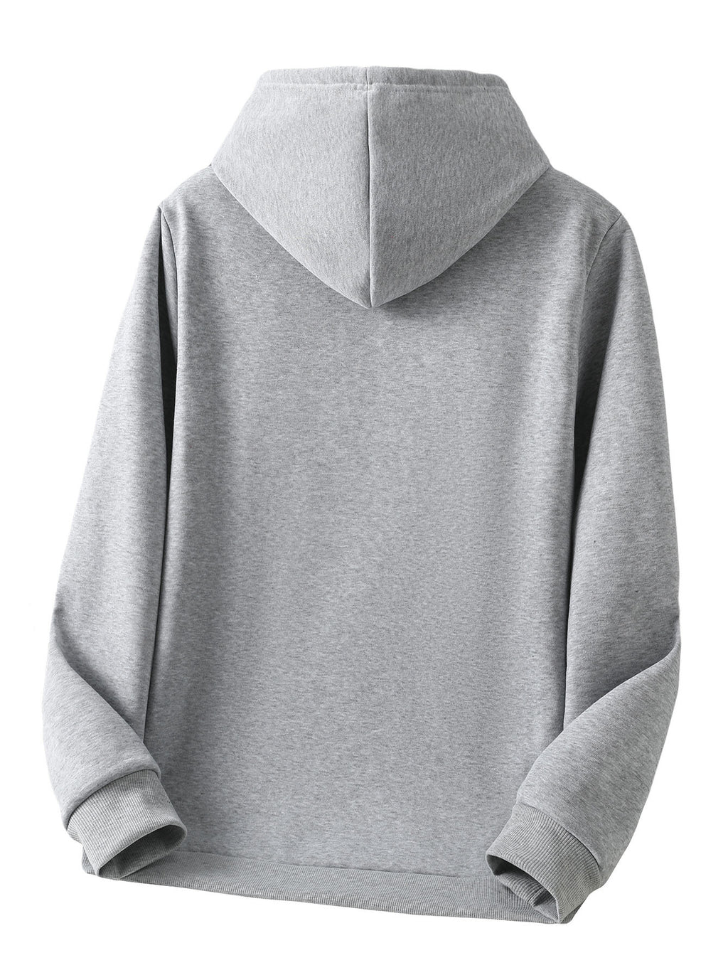 Men's Fashionable Trendy Hooded Casual Sweatshirt, -Lined for Autumn/Winter, American Style for Christmas and Halloween Outings - Grey