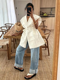Women's High-End Casual Shirt, a Holiday Essential - White