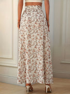 A Bohemian Maxi Dress, Elegant Series - Apricot