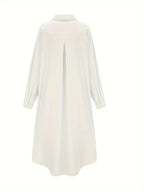 Stylish Women'S Clothing, Multi-Style Shirts, Long Tops - White