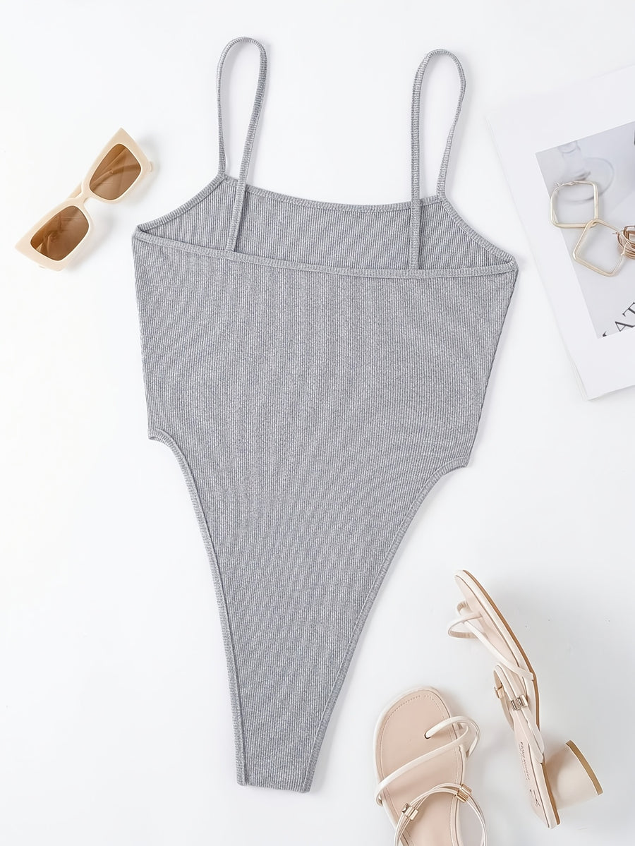 Mini Bodysuit for Women, Style - Grey