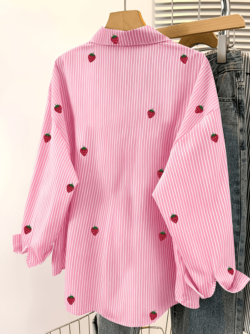 Elegant Special Edition Women'S Printed Shirt - Long Sleeve Button-Up, Classic Collar, Suitable for Office, Commute, Or Formal Events, Office Wear, Exquisite Casual - Mixed colors