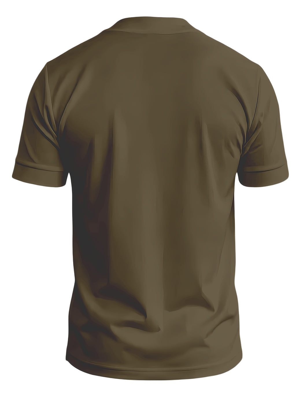 A 2026 New Style Men'S Summer Casual Sports V-Neck T-Shirt, Featuring a Street Fashion V-Neck Design, a Lightweight And Breathable Training Shirt for Exercise And Fitness, Suitable As a Base Layer for Daily Wear - Military Green