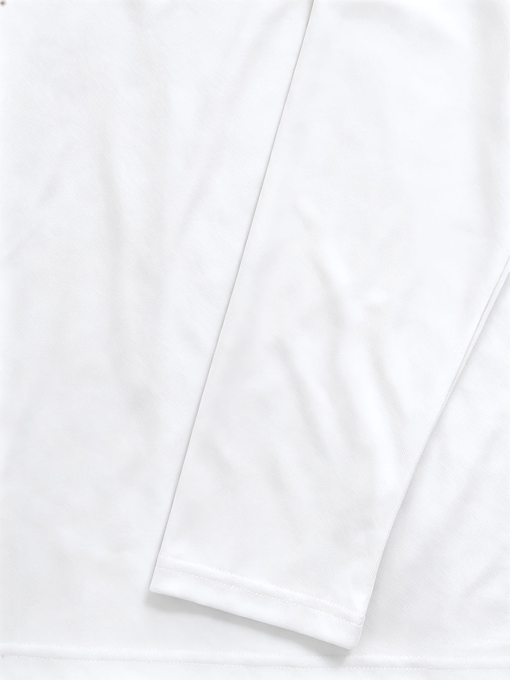 Men's Long-Sleeve Base Layer T-Shirt, Solid Color Henley Pullover - White