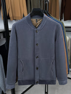 Father's Day Gift for Men: 2026 Spring/Autumn New Style Men's Jacket, Unlocking a Mature Spring Vibe, Lightweight and Comfortable, Suitable for the Changeable Weather of Early Spring - Slate Grey