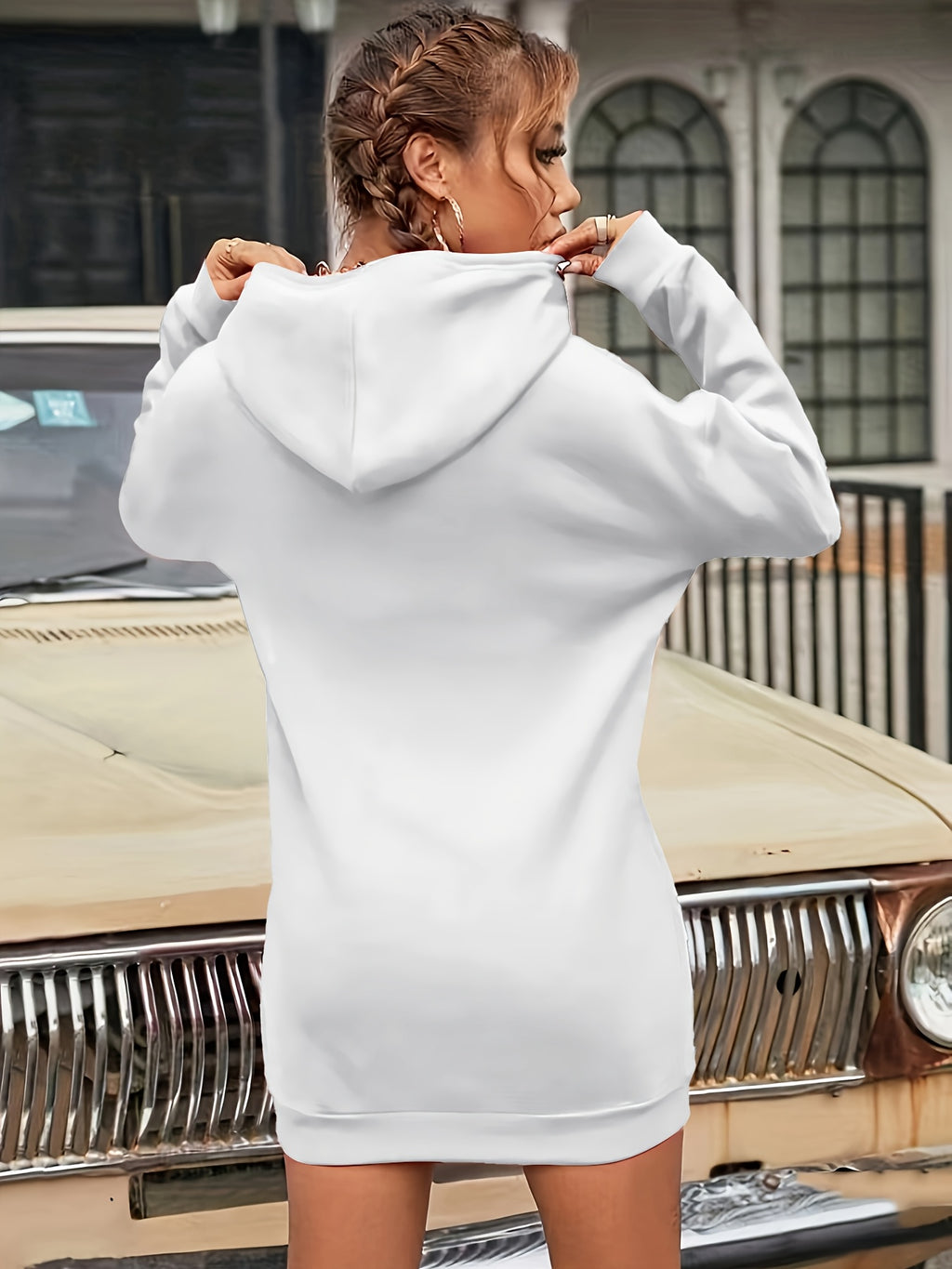 Women's Fashion Hat Shirt - White
