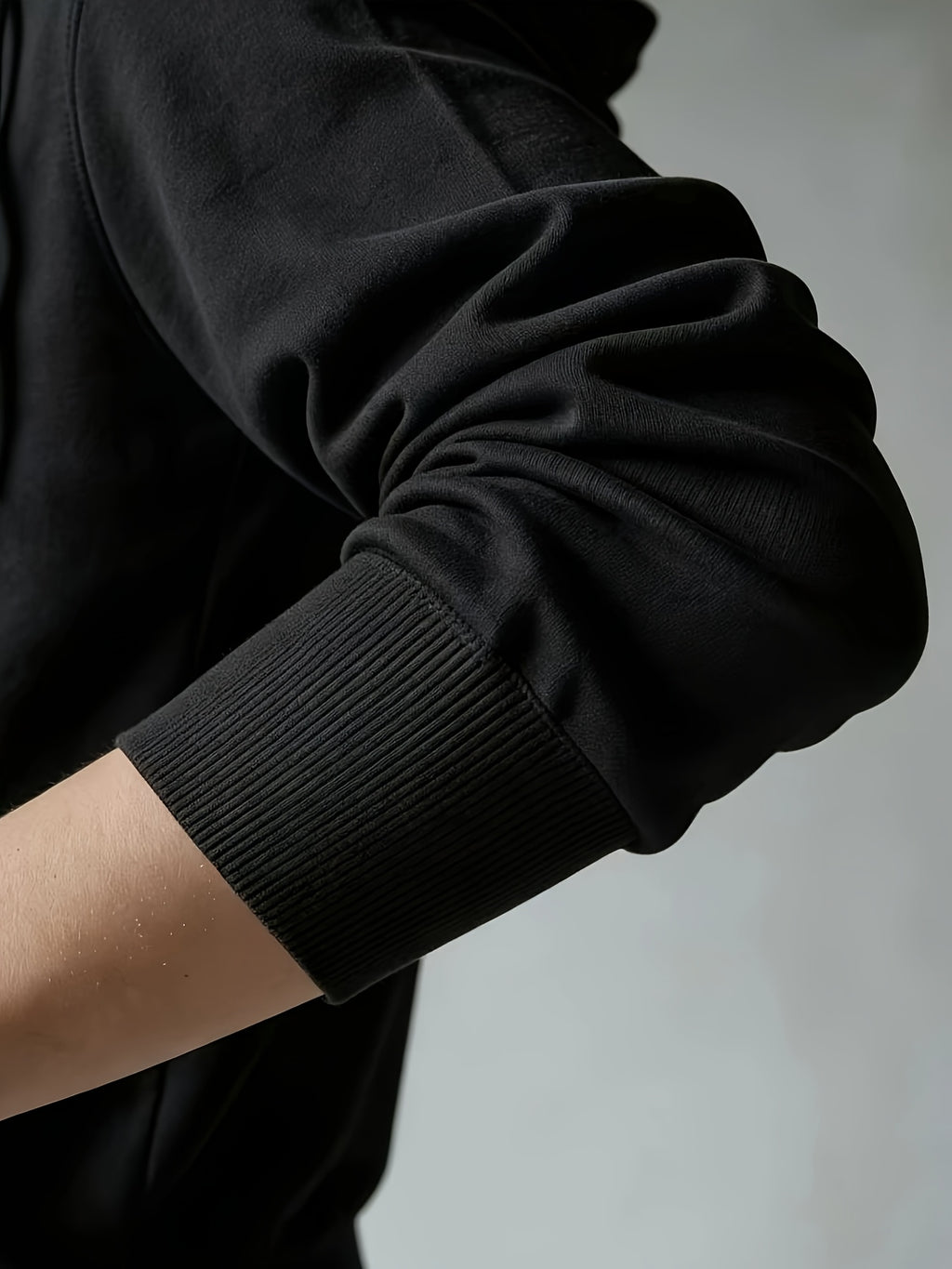 Women's Casual Hooded Cardigan, Button-Up Long Sleeve Top, Lightweight Loose Hooded Outerwear, Suitable for Daily/Commute/Vacation Multi-Scene Wear, Gavin - Black