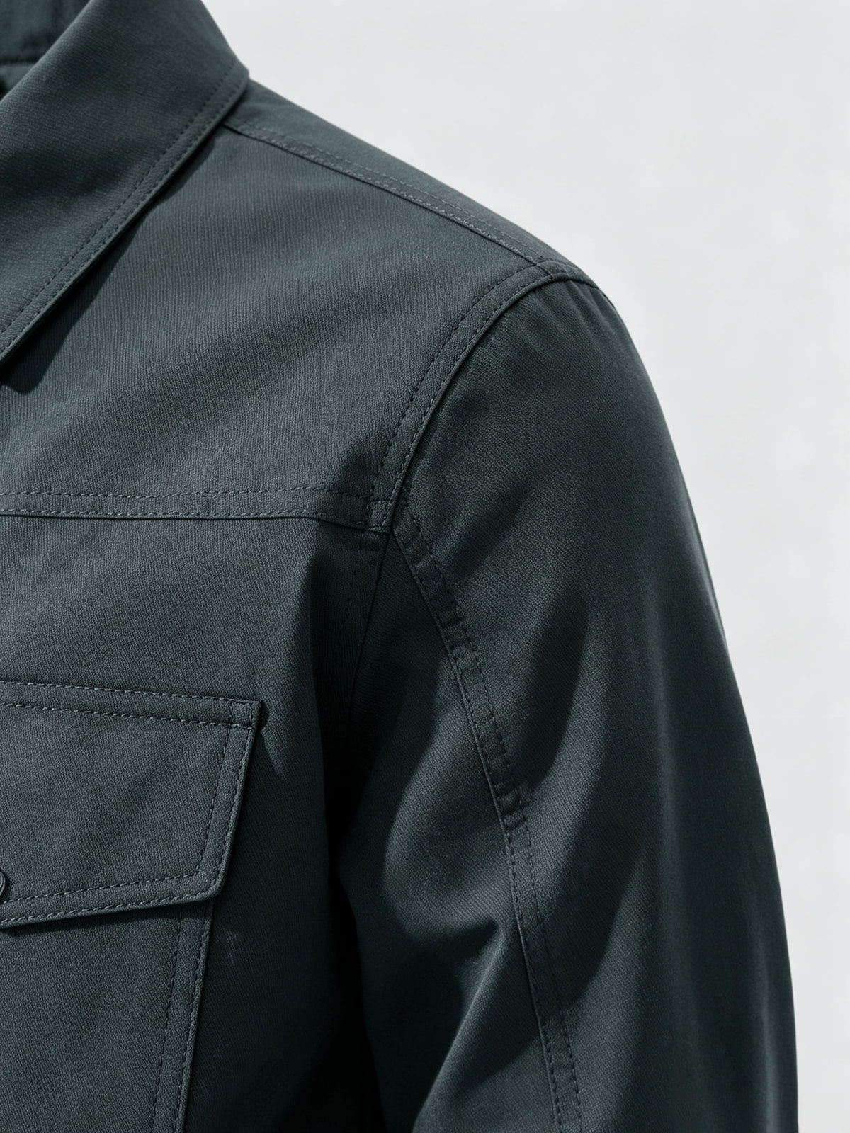 Men'S Jacket Unisex Fashion Street Jacket, Styling: This Jacket Is Suitable for Spring, Autumn, And Winter, Multi-Pocket Casual Jacket. Simply Pair with Faux Denim And Basic T-Shirt for Casual Look - Navy Color