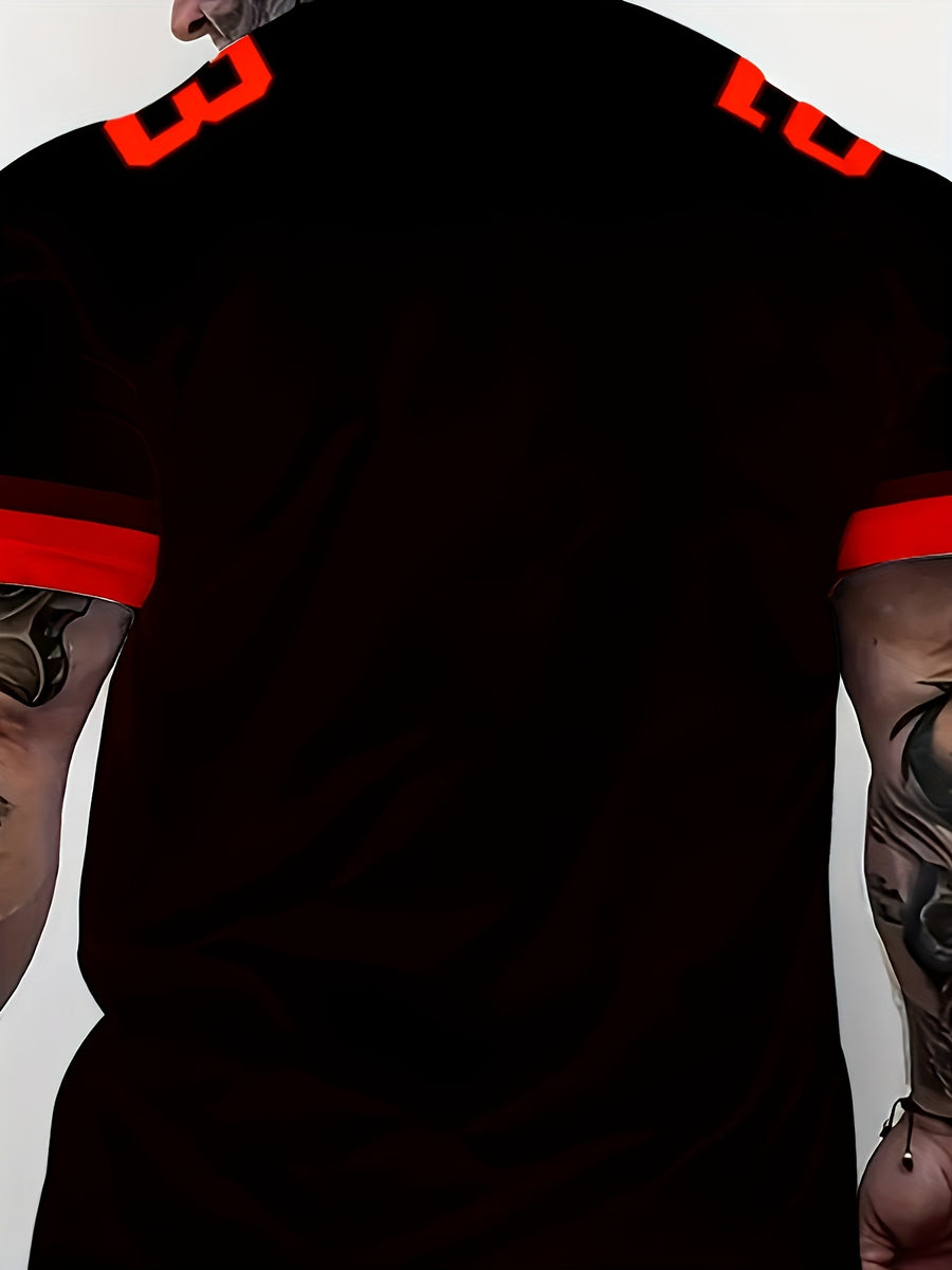 Digital Print - Men's Summer Creative Fashion Digital Print T-Shirt - Mixed colors