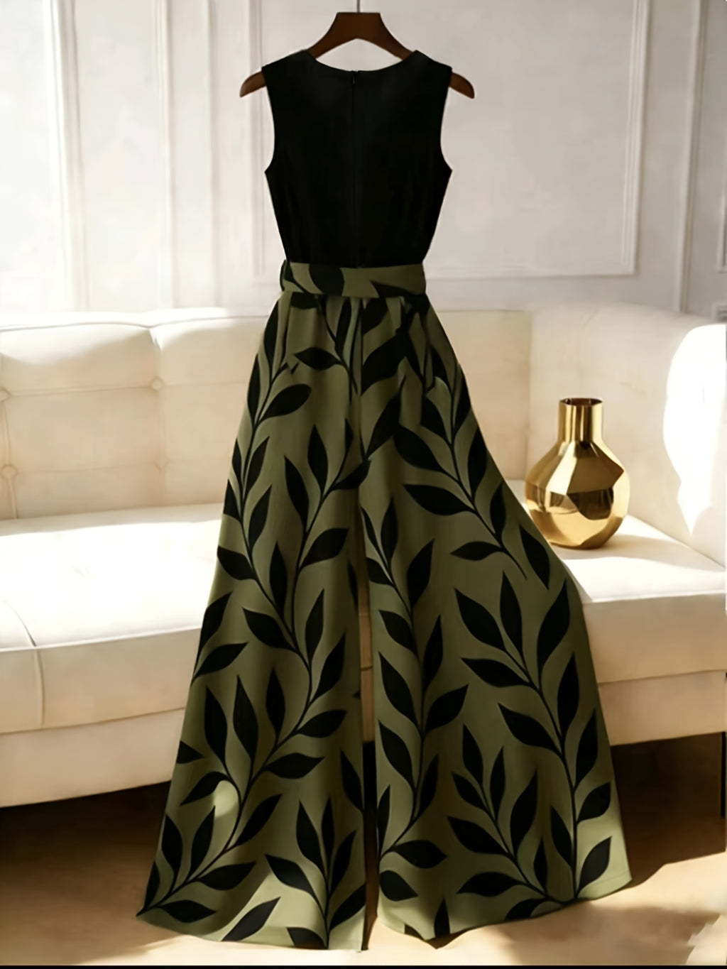 New Women's Casual Jumpsuit - Olive Green