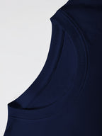 100% Men'S T-Shirt, Multi-Colors Available, Men'S Manta Ray Pattern T-Shirt, Front And Back Print T-Shirt, Summer Casual Round Neck Short Sleeve T-Shirt - Navy Color