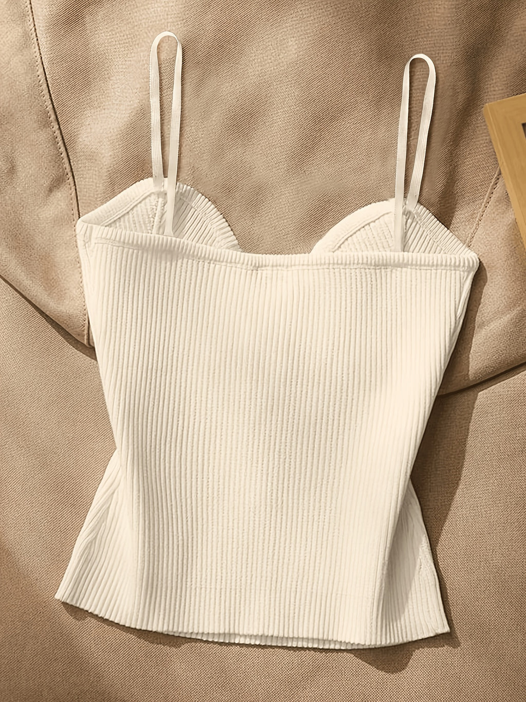 Women's Metal-Embellished Body-Hugging Top ZLLZ - White