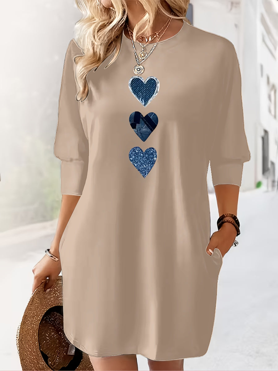 Women'S Fashion Dress - Khaki