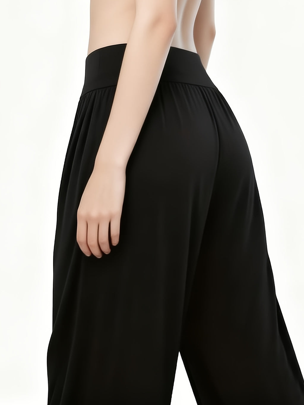 Popular Loose-Fit Casual Pants, Comfortable Women's Clothing - Black