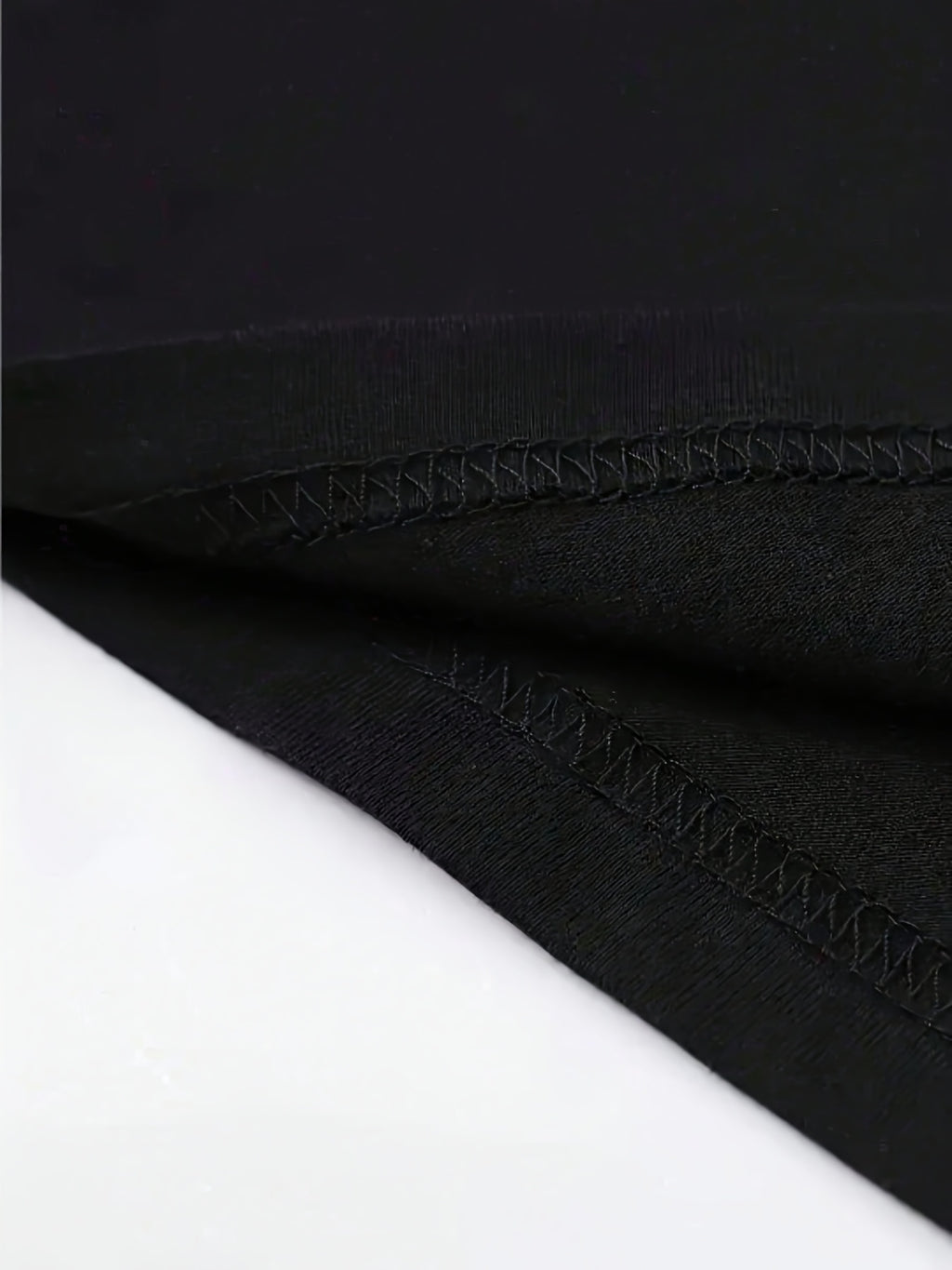 180g 100% Men's V-Neck Short-Sleeve Top, Casual T-Shirt, Solid Color Base Layer, "5-work" Summer All-Season Base Layer, Factory-Made for Men, Comfortable, High Quality, High Fit Rate, Casual Sportswear - Black