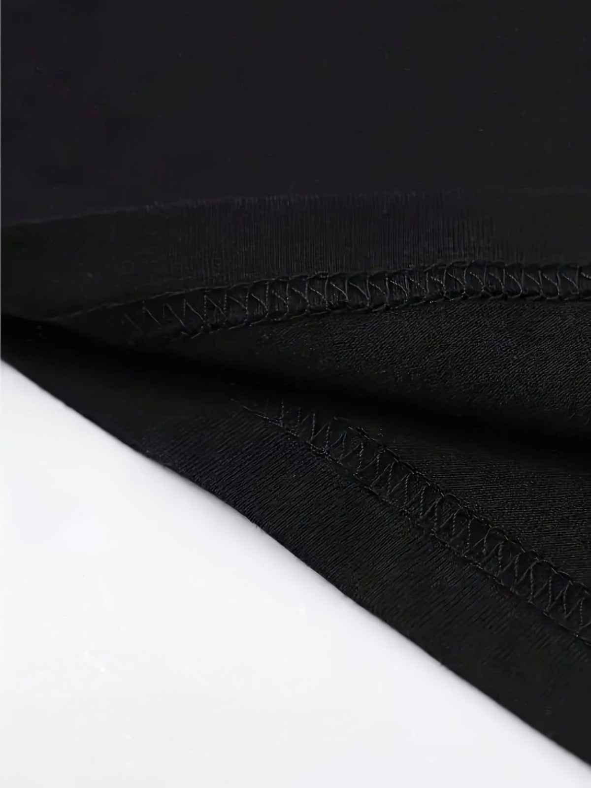 180g 100% Men's V-Neck Short-Sleeve Top, Casual T-Shirt, Solid Color Base Layer, "5-work" Summer All-Season Base Layer, Factory-Made for Men, Comfortable, High Quality, High Fit Rate, Casual Sportswear - Black