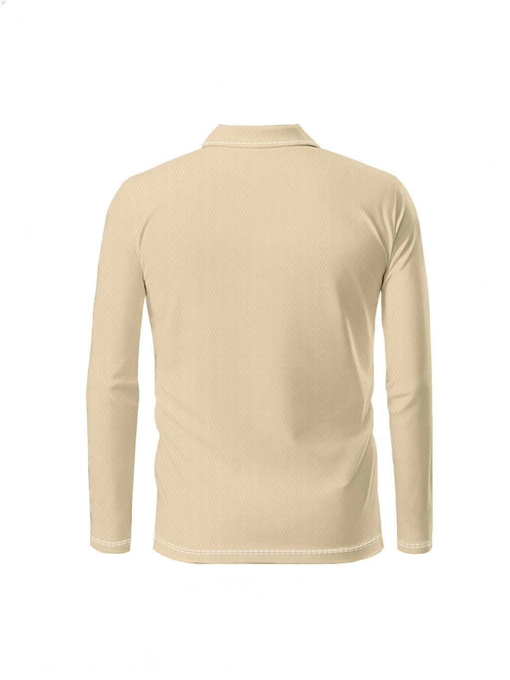 [Printed Design - No Texture] Men'S Casual Long-Sleeve Polo Shirt, Suitable for Daily Wear, Office Business Casual, And Outdoor Activities - Mixed Color D