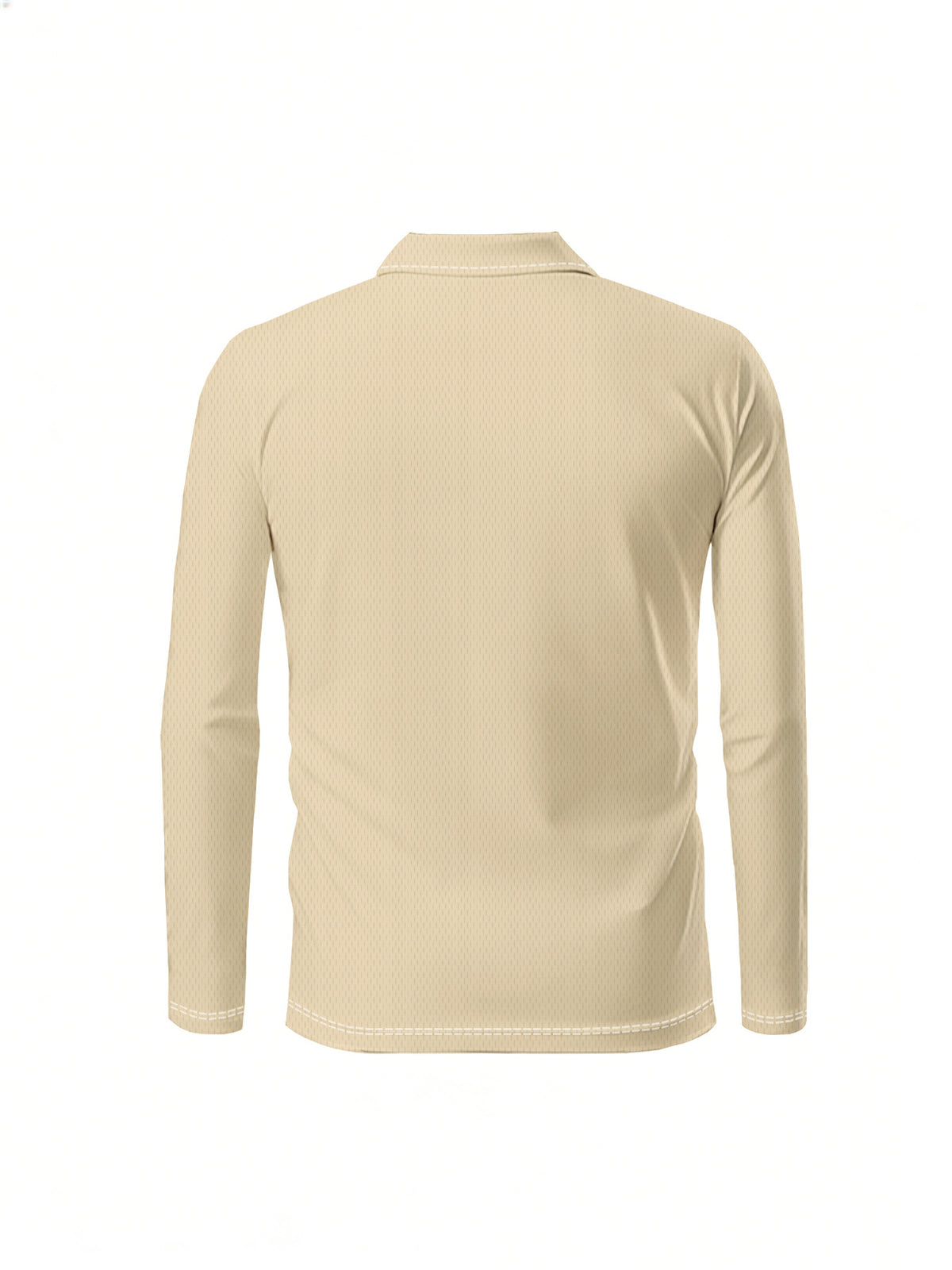 [Printed Design - No Texture] Men'S Casual Long-Sleeve Polo Shirt, Suitable for Daily Wear, Office Business Casual, And Outdoor Activities - Mixed Color D