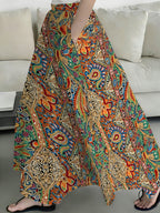 A Long, Vibrant Patterned Skirt for Women, Perfect for The Beach, Festivals, Travel, Everyday Wear, Bohemian Style, Summer Attire, And Special Events - Mixed colors