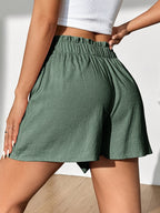 Size Women'S Shorts - Olive Green