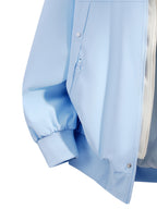 Men'S Hooded Jacket Top, Spring Autumn Outdoor Hiking Jacket Coat, Suitable for Outdoor Leisure Travel Jacket, Best Choice for City Commuting - 2612-Light Blue