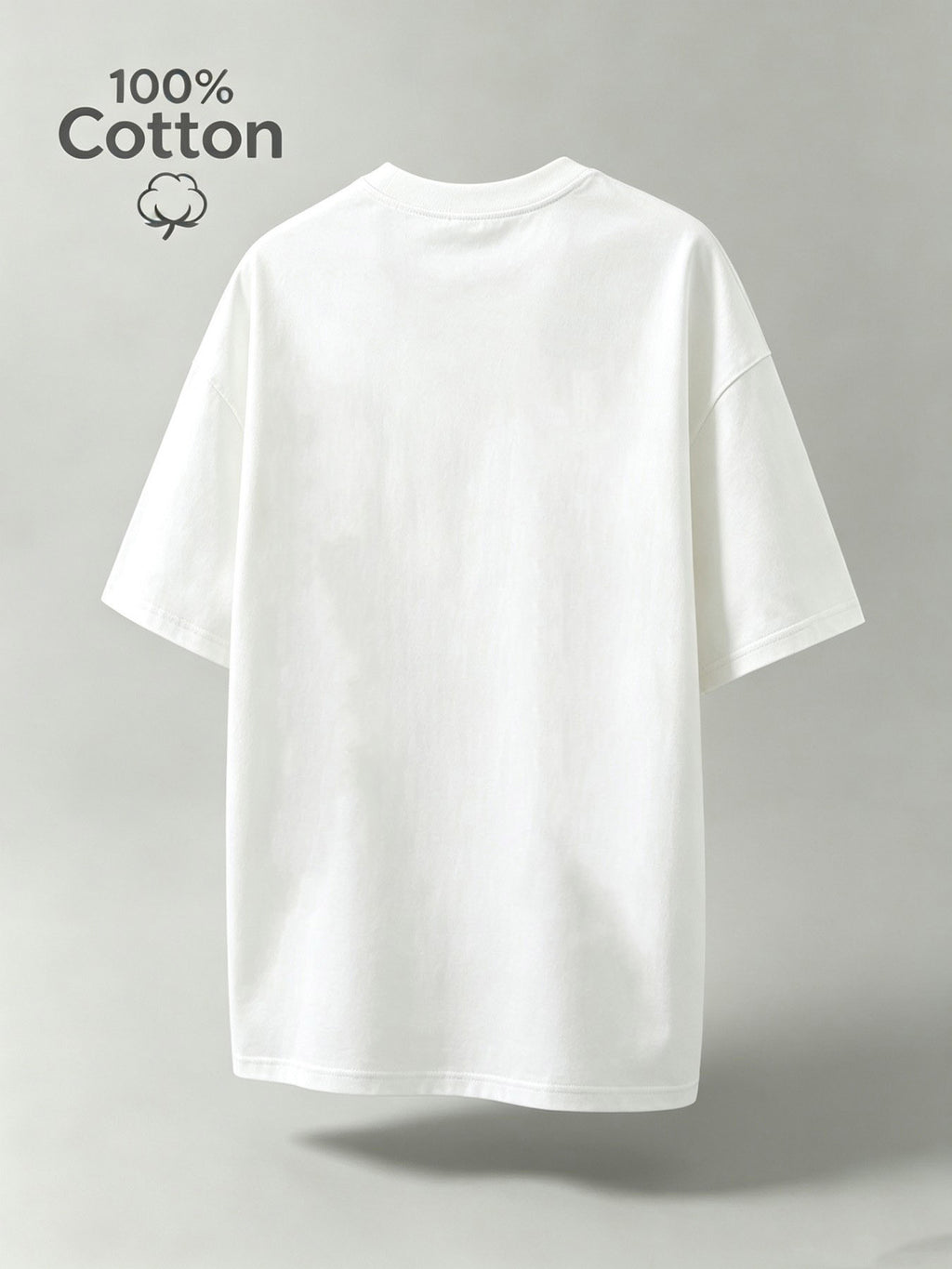 New Summer Cartoon Men's Casual Sport Fitness Pure Cotton Short-Sleeve Shirt, Moisture-Wicking and Sweat-Absorbing, Comfortable for Casual Streetwear and Outdoor Sports Fitness - White