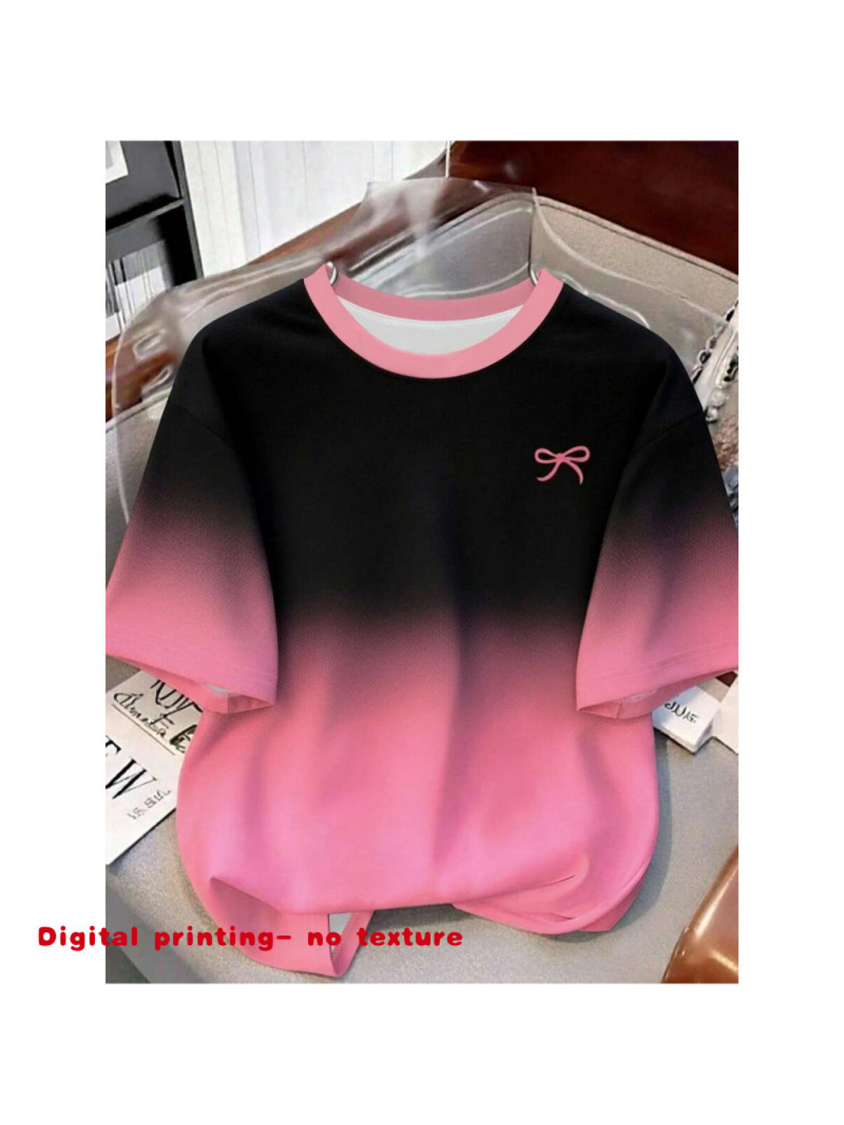 [Printed Design - Not Texture] Women'S T-Shirt Short Sleeve Printed Design T-Shirt, Summer Women'S Short Sleeve T-Shirt, Perfect Gift for Women - Mixed colors