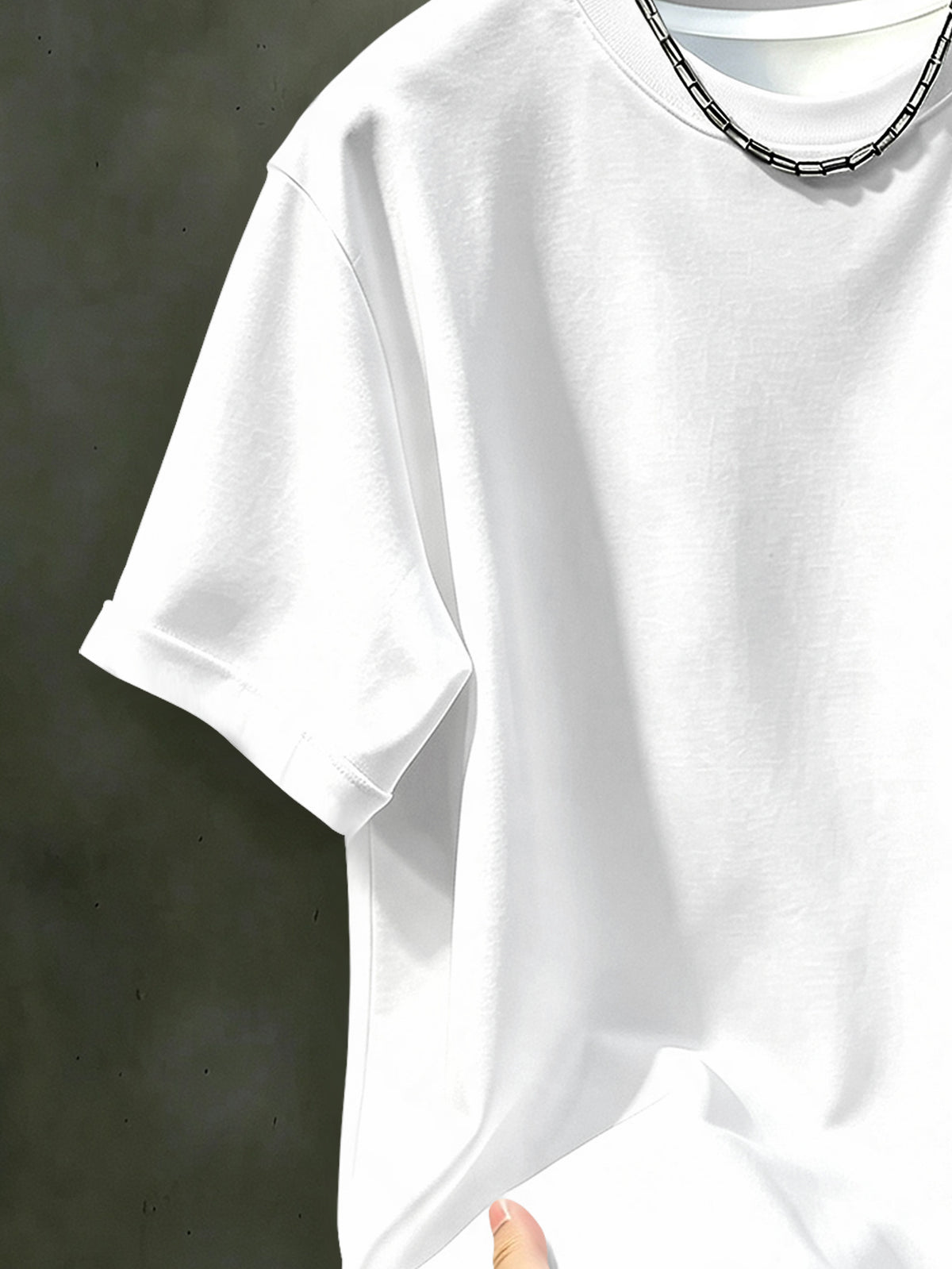 Men' Heavyweight Oversized T-Shirt - Vintage American Streetwear Short Sleeve Round Neck Tee, Loose Fit Breathable Base Layer Suitable for Daily Commuting, Outfits & Layering, Machine Washable Casual Wardrobe Essential - Mixed colors