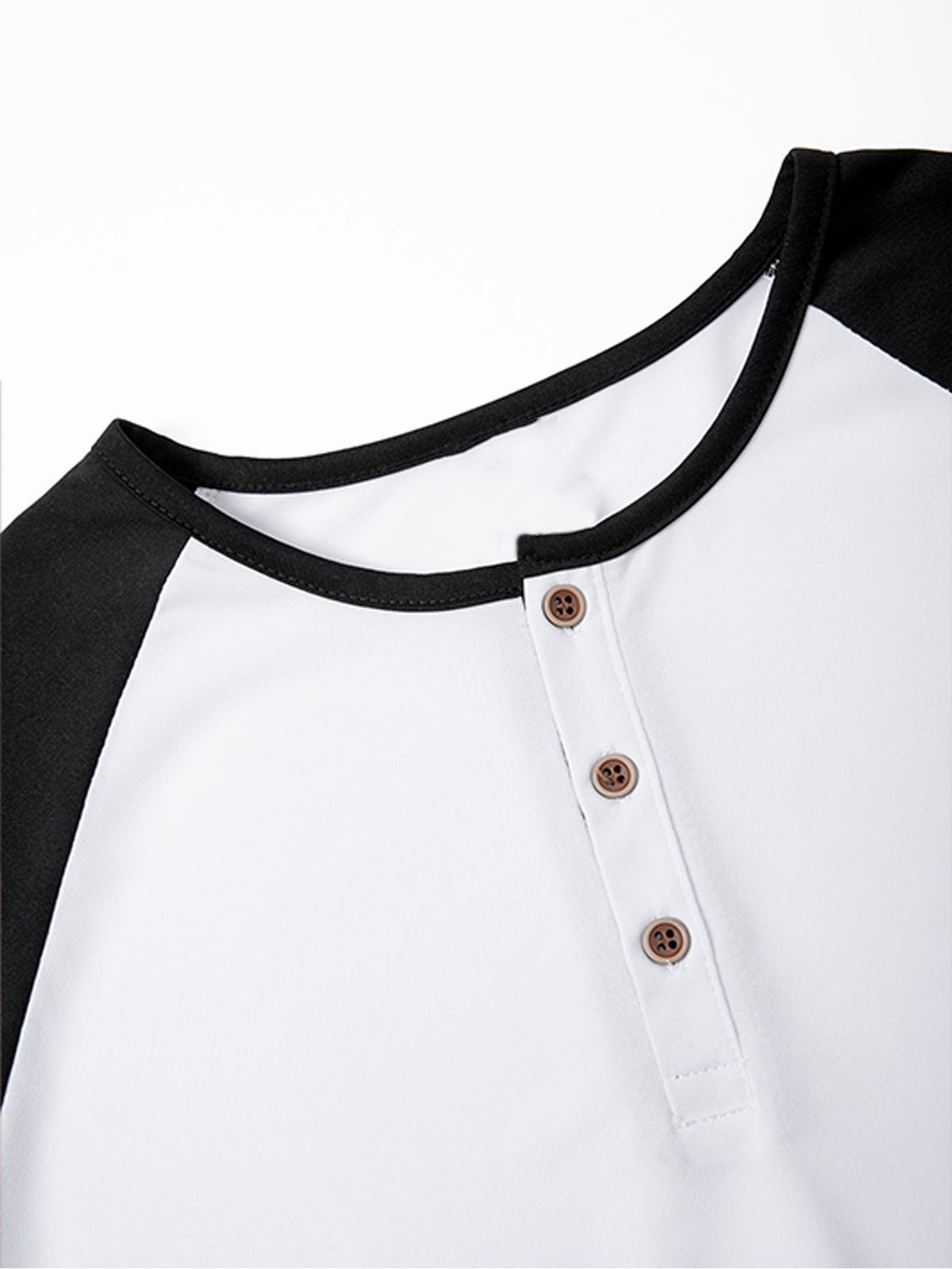 1 Men's Summer V-Neck Casual T-Shirt, Breathable and Lightweight Street Fashion Short-Sleeve Top, Daily Office Business Contrast Color Design Henley Shirt with Button- Collar, Suitable for Outings, Home, Work, Travel, Cycling, and Streetwear - Big White