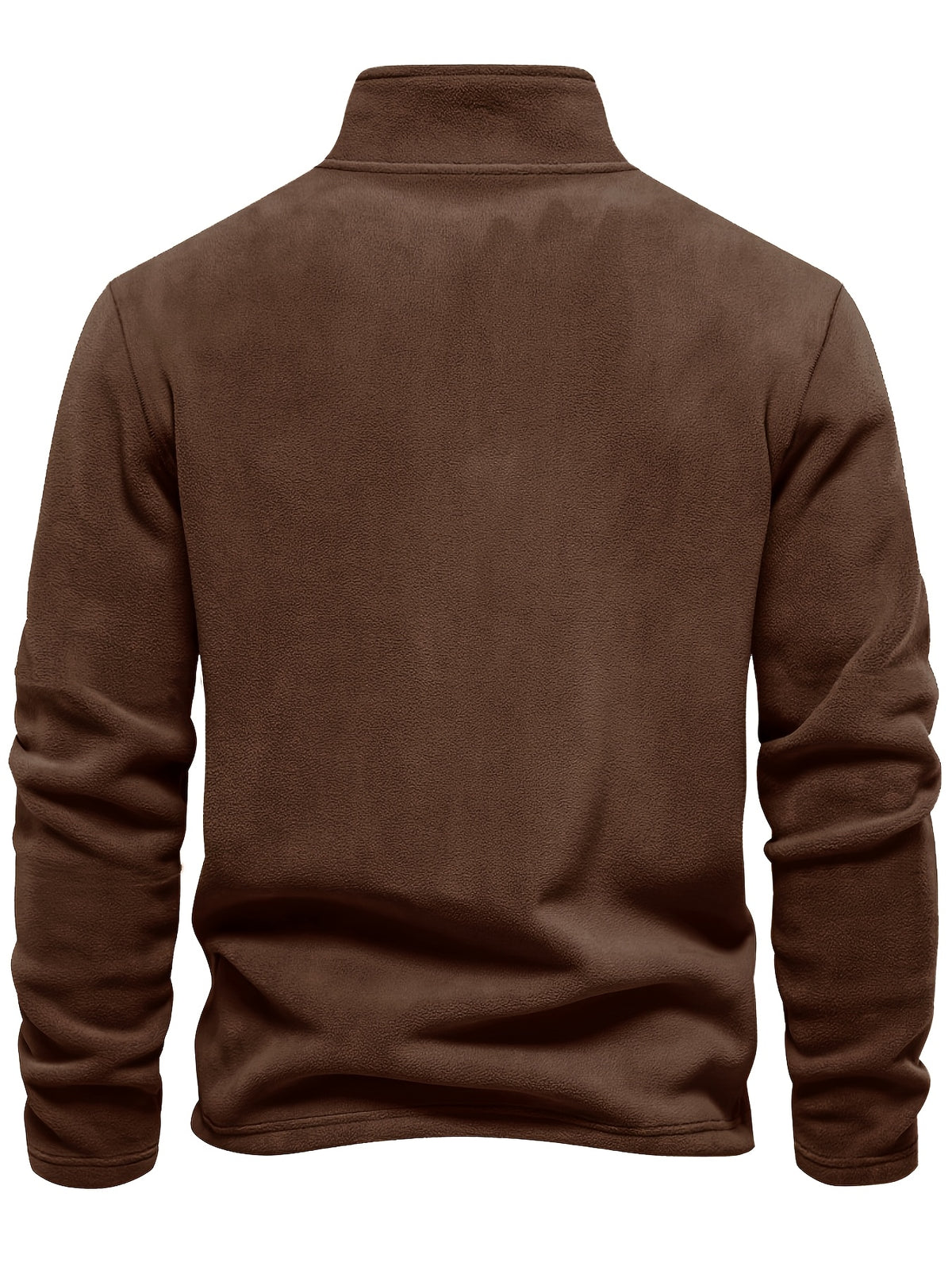 Autumn Winter Ultra-Soft Fleece Top, Excellent Warmth, Effortlessly Creating American Street Trendy Style, New Season - Red Brown