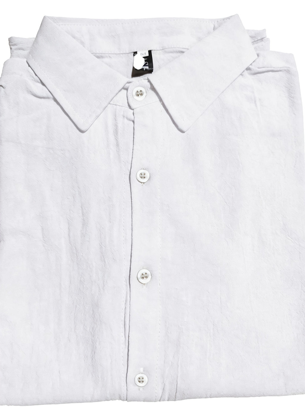 Casual Men's Pure-color Long-sleeved Shirt, a Classic and Versatile Button-up Cardigan, Skin-friendly, Breathable, and of Good Texture. Available in Multiple Colors, It Is the First Choice for Daily Commuting, Shopping, and Going Out. - White