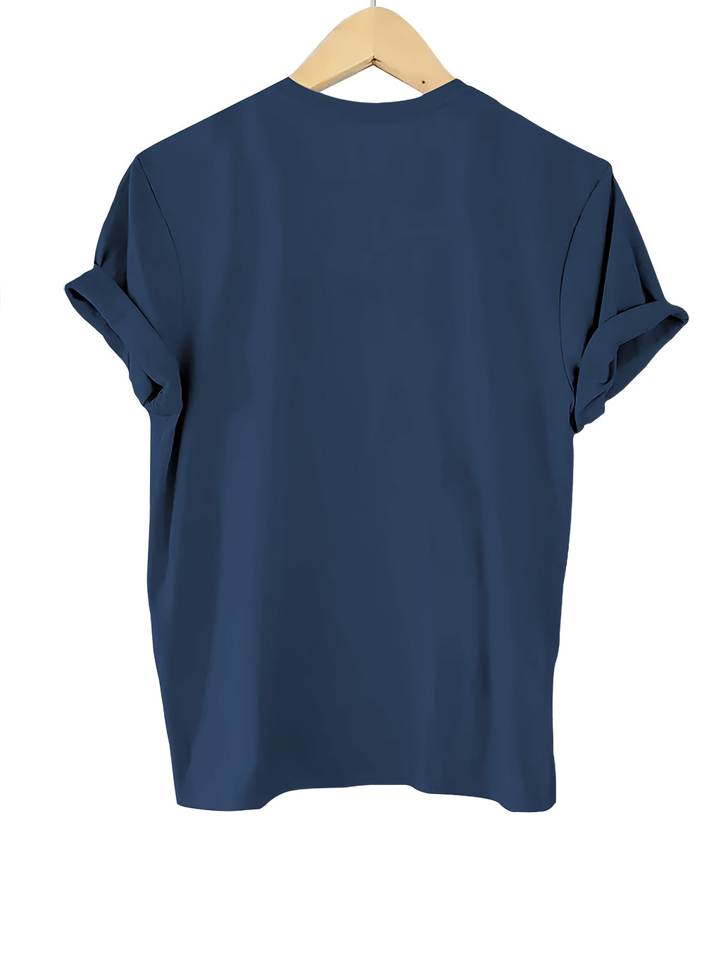 Spring/Summer Women's T-Shirt, Basic Short-Sleeve T-Shirt for Daily Wear - 1 - Royal Blue