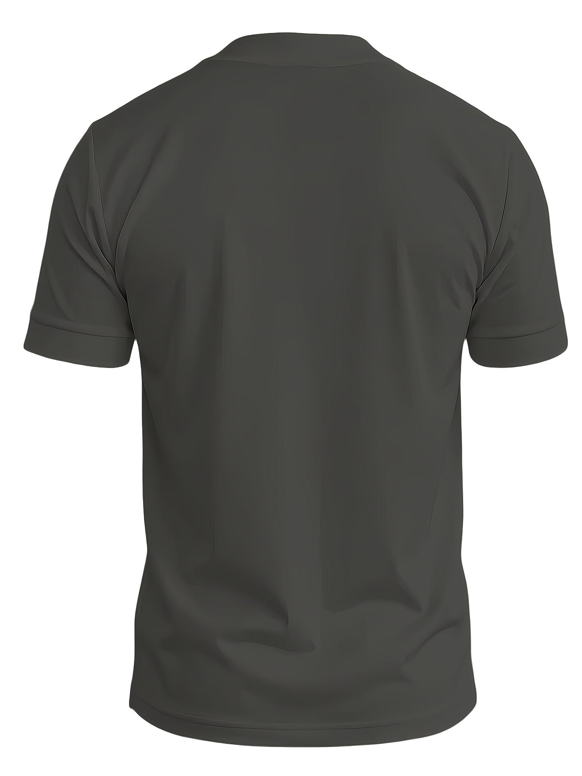 A 2026 New Style Men'S Summer Casual Sports V-Neck T-Shirt, Featuring a Street Fashion V-Neck Design, a Lightweight And Breathable Training Shirt for Exercise And Fitness, Suitable As a Base Layer for Daily Wear - Dark Gray