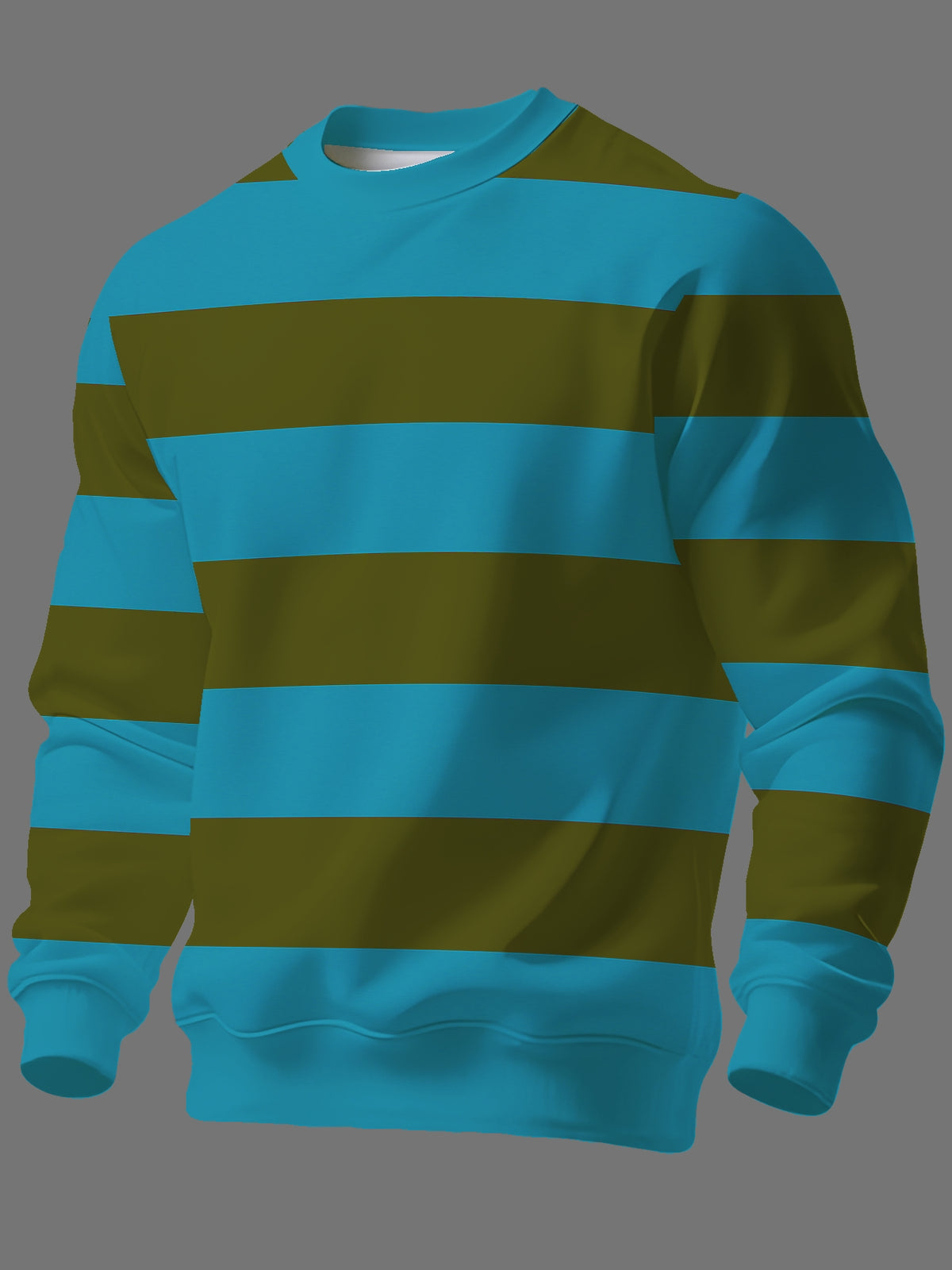 Men's Crew Neck Sweatshirt, Trendy Brand Fashion, Long Sleeve, Fall/Winter 2026, New Arrival, Premium Crew Neck Sweatshirt - Mixed colors
