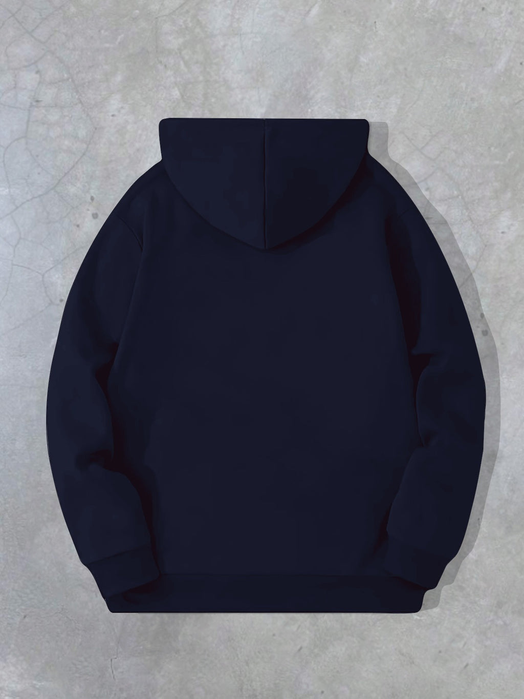 Spring/Autumn Men'S Casual Hooded Sweatshirt Youth Handsome Hoodie - Navy Color