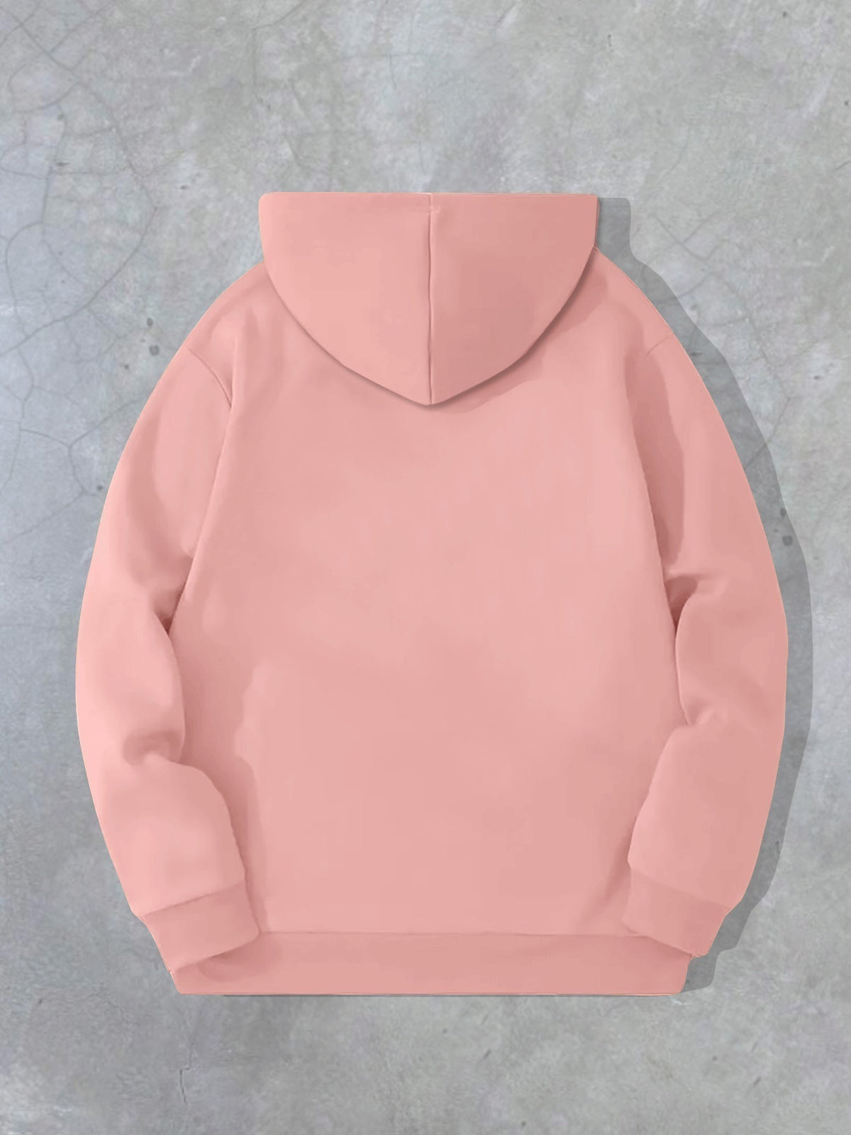 Spring/Autumn Men'S Casual Hooded Sweatshirt Youth Handsome Hoodie - Pink Color