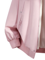 Men'S Hooded Jacket Top, Spring Autumn Outdoor Hiking Jacket Coat, Suitable for Outdoor Leisure Travel Jacket, Best Choice for City Commuting - 2612-Light Pink