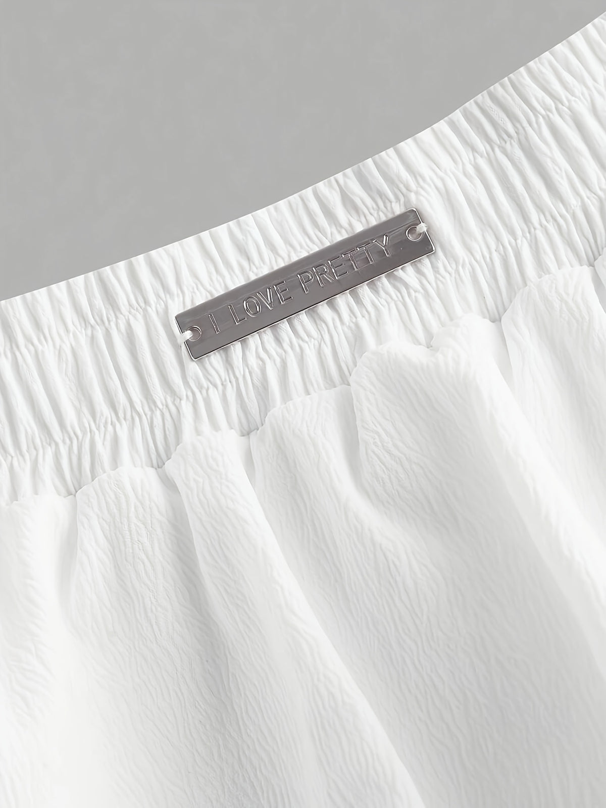 Black Bow Embellished Bubble Hem Skirt, Lined Pants, Low Waist, Women'S Date Night Outfit, Going Out Outfit, Bubble Skirt, Sexy Women'S Clothing, Y2K Skirt - White