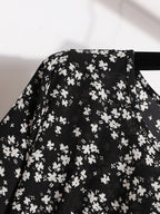 Elegant Vintage -Line Maxi Dress with Flared - -Length Suitable for Parties, Weddings, Vacations, Round Neck Machine Washable Dress, Spring/Autumn Outfits for Special Occasions - Mixed colors