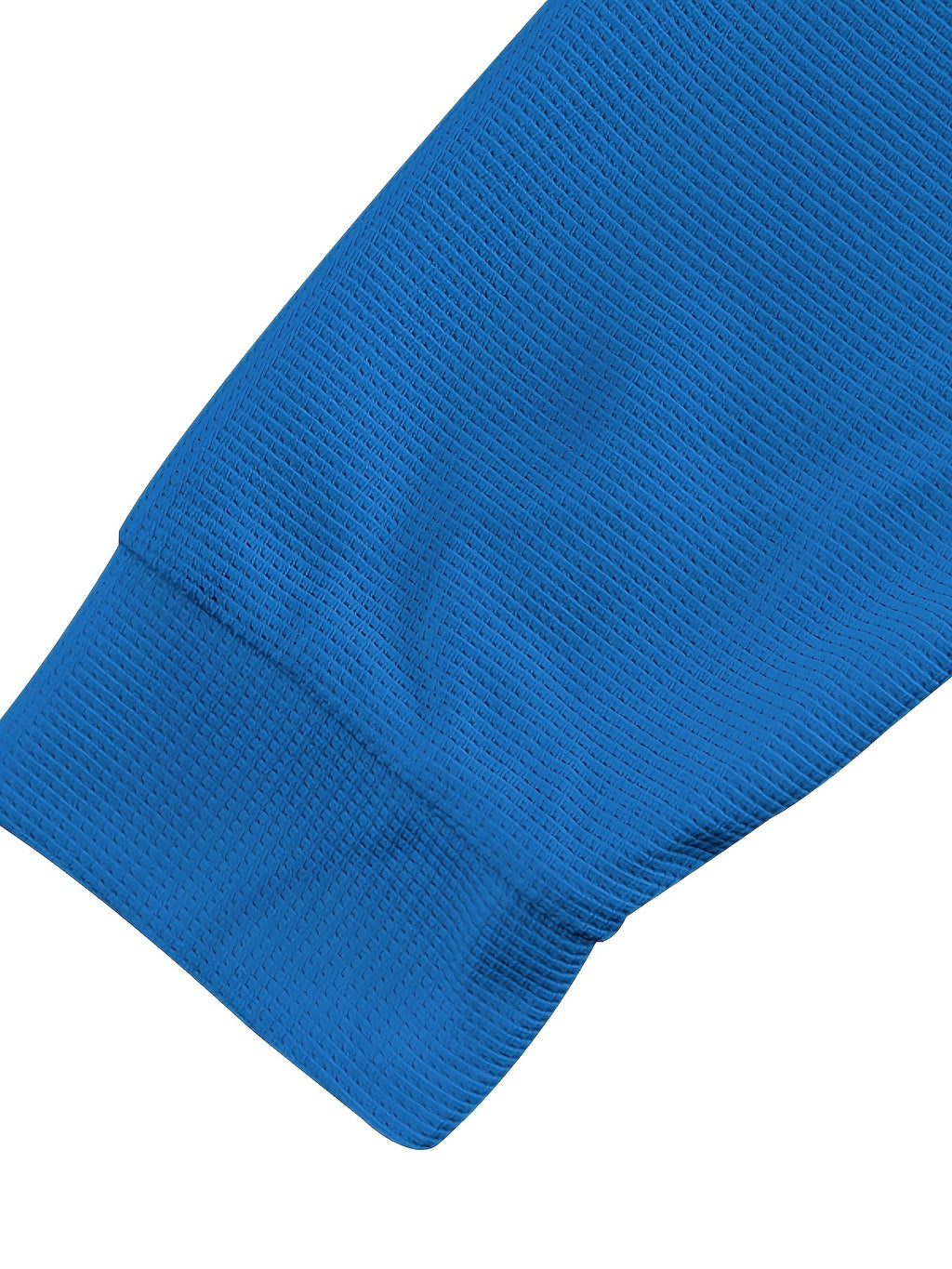 Josh Mei'S Selected Men'S Casual American Style Spring And Autumn Thin Waffle Grid Button-Up Quick-Dry Raglan Henley T-Shirt Long Sleeve - Royal Blue