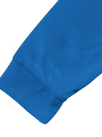 Josh Mei'S Selected Men'S Casual American Style Spring And Autumn Thin Waffle Grid Button-Up Quick-Dry Raglan Henley T-Shirt Long Sleeve - Royal Blue