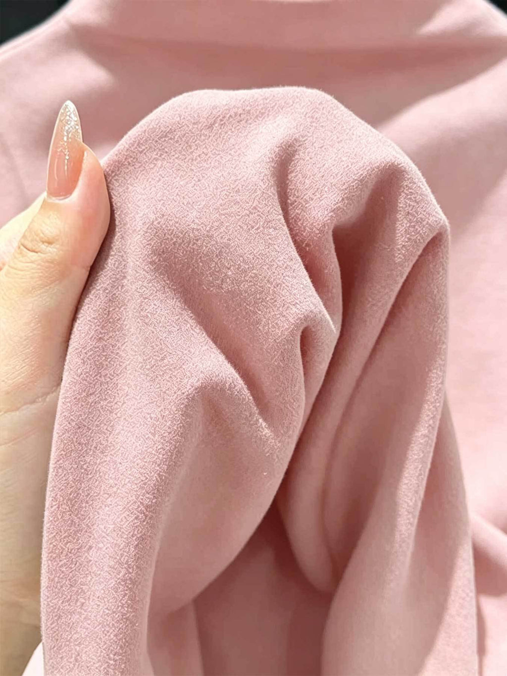 Women'S Easy Trendy Warm Long Sleeve Half Turtleneck Base Layer Top, Hot Trendy Letter Print Pattern, Spring Autumn Winter New Casual Age-Reducing Stylish Long Sleeve Top, Fashionable Elegant Design Layering - pink