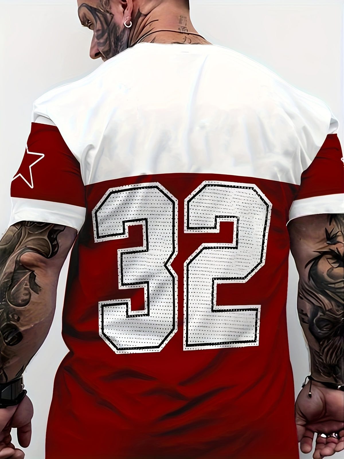 Digital Print - 1pc Multicolor Men'S Novelty T-Shirt - T-Shirt - Casual T-Shirt - Adult T-Shirt - Men'S Gift - Suitable for Sports - Mixed colors