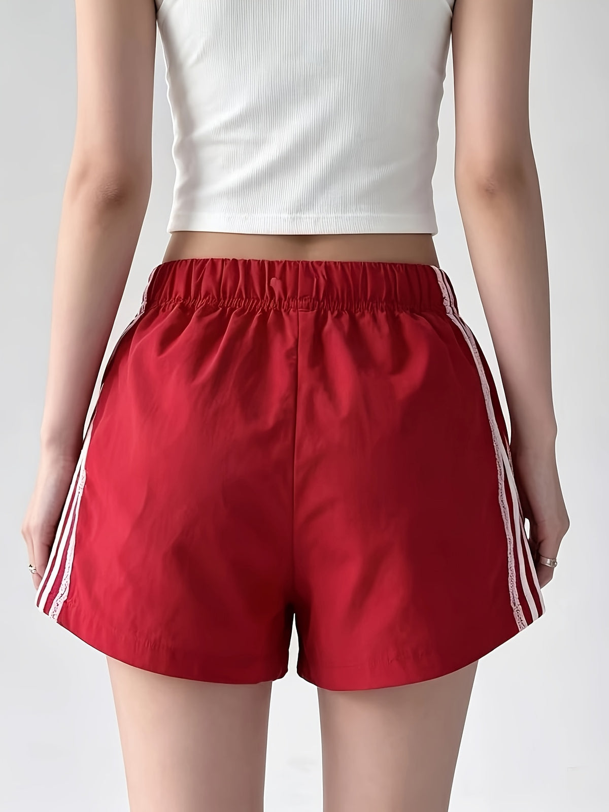 Women's Fashion Streetwear Cool Casual Shorts - Red