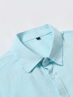 Men'S Casual Shirt - Light Blue