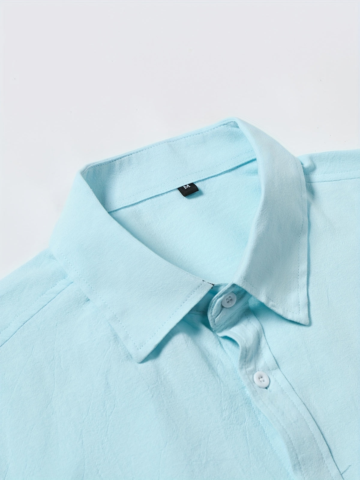 Men'S Casual Shirt - Light Blue