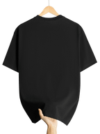 New Pure Cotton Retro Mens Tshirt with National Geometric Carpet Pattern Comfortable and Soft Home Clothes Suitable for Daily Wear and Home Office Clothing Suitable for All Seasons - Black