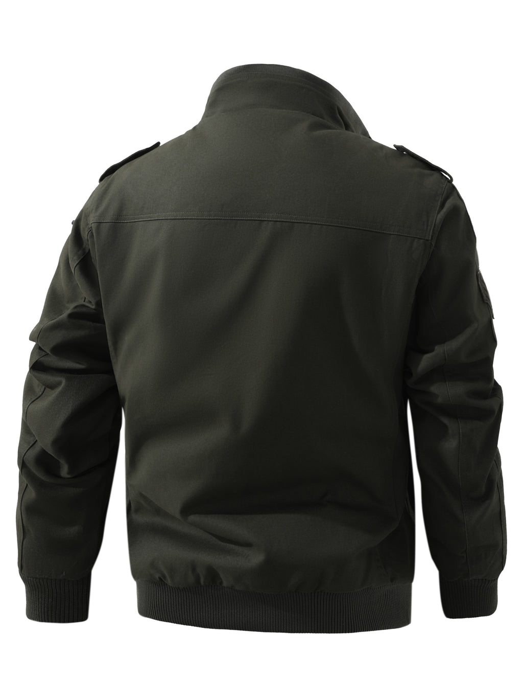 [Pearson OBM] Men'S Jacket, Athletic Jacket, Warm Jacket, Fall Jacket for Men, Outdoor Military Style Plus Size Student Training Outfit, Climbing Sports Wear, Air Force Jacket, Men'S Flight Suit - fern green