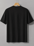 New High Quality Men's T Shirt 100% Cotton, Artistic Geometric Colorful Squares Print, Casual Daily Wear Streetwear Fashion, Short Sleeve Round Neck Top Machine Washable - Black